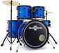 Gear4music BDK-1 Fullsize Beginnersdrumstel, Blauw