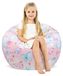 Solidchoice - Grand couvercle de pouf pour le rangement des jouets et des vêtements