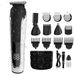 INF Multifunctionele draadloze waterdichte tondeuse, 5-in-1, veilig en scherp lemmet, veilig voor huid en haar, praktisch USB-opladen, met led-display