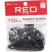 Red By Kiss Elastiques en caoutchouc Noir Grand 150 pièces