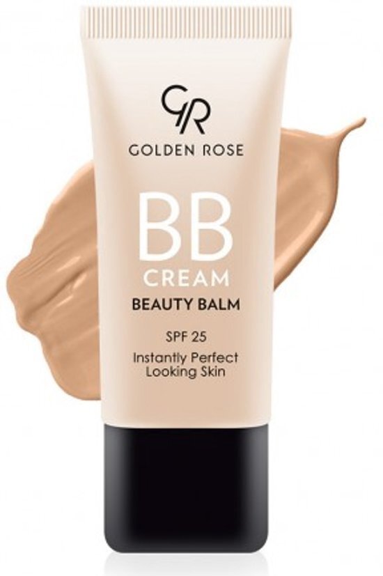 Golden Rose BB CREAM BEAUTY BALM 5 MEDIUM PLUS All in One, gemakkelijk de perfect uitziende huid