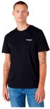 Wrangler Sign Off Regular T-shirt Heren Korte Mouwen Katoen Ronde Hals Effen Regular Fit M True Navy