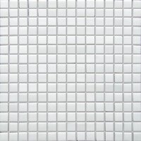 Glasmozaïek Wave Magnolia 32,7x32,7cm Wit Mat