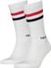 Regular Levi's unisex 2P sportsokken stripe wit