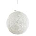 Theluz 431/50B Plafondlamp Wit Rotan E27 LED 20W