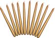 Partydeco Bougies de table - Or clair - 40 pièces - 24 cm - 5 heures de combustion