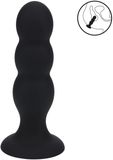 Shots Levelz Tri Rattle Liquid Silicone Anale Plug - L - Zwart