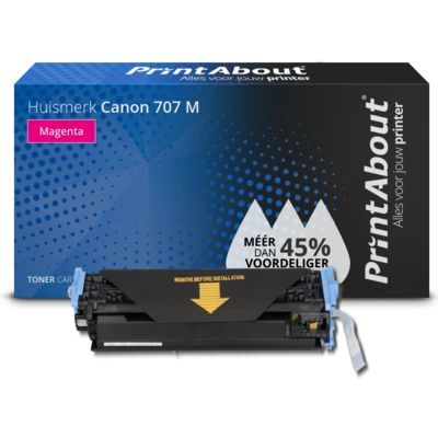 PrintAbout Huismerk Canon 707 M Toner Magenta