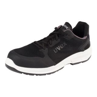 Uvex 1 Sport S1 Safety Shoes - Black/White - Size 46