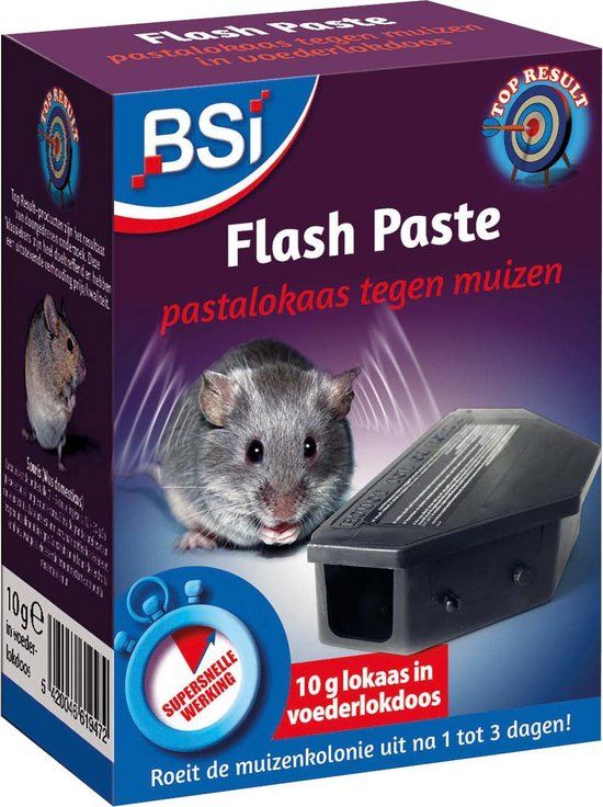 BSI - Muizengif - Pasta - 10 gram - Inclusief lokdoos