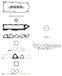 Complet kit de joint, sans joint de culasse
