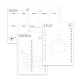 Staufen REC organisatieset - 1 weekplannerblok, boodschappenlijstje, to-do-lijst van gerecycled papier