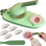 Bol Dumpling Maker, presse à raviolis, presse à raviolis, orange, 2-en-1, pour cuisine, désordre, moules à pâte (vert)