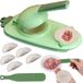 Bol Dumpling Maker, presse à raviolis, presse à raviolis, orange, 2-en-1, pour cuisine, désordre, moules à pâte (vert)