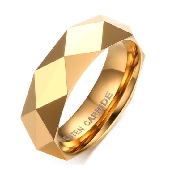 Cilla Jewels Wolfraam ring Goudkleurig-17mm