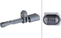HELLA 6PU 358 218-501 Sensor voor wieltoerental - 2-polig