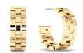Calvin Klein GEOMETRIC Collection Hoepeloorbellen voor dames, geelgoud - 35000250