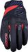 Five RS3 Evo Zwarte/Rode Textiel Motorhandschoenen Maat M