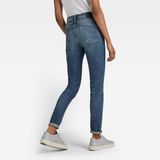 G-Star Lhana Skinny Wmn Dames Jeans 24/30 Katoen Elastomulti-ester Elastaan Faded Cascade