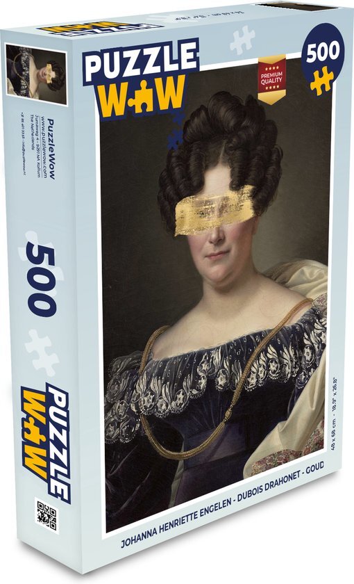 MuchoWow Puzzel Johanna Henriette Engelen - Dubois Drahonet - Goud - Legpuzzel - Puzzel 500 stukjes