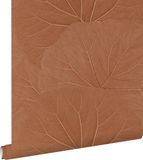 ESTAhome behang bladeren terracotta - 53 cm x 10.05 m - 139915