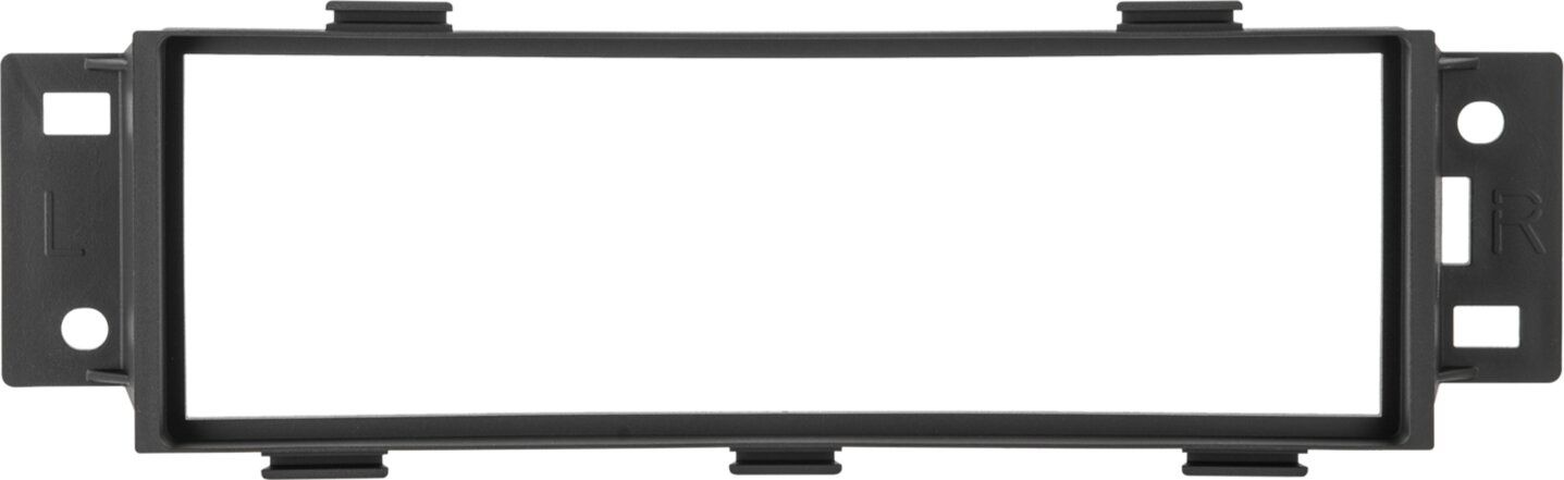1-DIN Paneel - Mercedes Citan - Renault Kangoo - Zwart