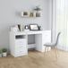 Prolenta Maison Exclusive - Bureau, wit, 140 x 50 x 76 cm, composiethout