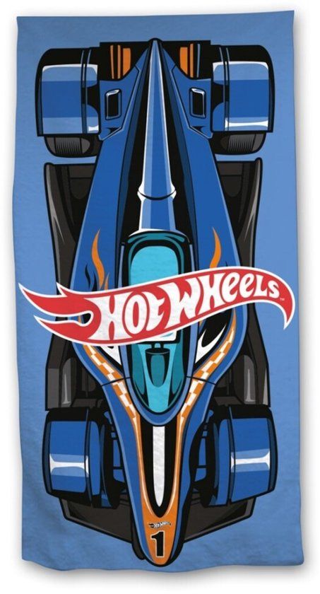 4KidsOnly Hot Wheels Strandlaken 70 x 140 cm - Polyester