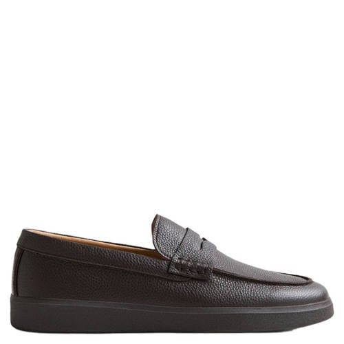 Mango Man leren loafers - bruin