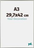 yd. - Cadre photo A3 29,7x42 cm - Plastique - Champagne - Evry