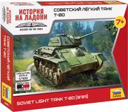 Zvezda 6295 T-80 Soviet Light Tank Modelbouwkit