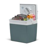 Mobicool ME24 Elektrische koelbox, 23 liter, grijs, mini-koelkast 12 V en 230 V voor auto, vrachtwagen, camper, boot en stopcontact