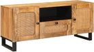 vidaXL TV-kast Bruin 105 x 33 x 46 cm Massief Mango Hout