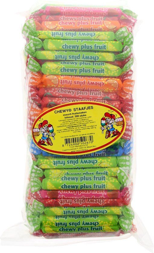 Crest Snoep Chewy Staafjes - 200 stuks - 400g