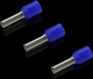 Rittal 4050.734 Adereindhulzen 2.5 mm² Deels geïsoleerd Blauw 500 stuk(s)