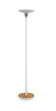 Unilux Baly Lampe sur pied Blanc/Bambou LED 44,6W