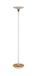 Unilux Baly Lampe sur pied Blanc/Bambou LED 44,6W