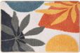 Tapis de bain Moderne tapis de bain abstrait Antidérapant Absorbant l'eau Joli tapis de bain Microfibre douce Lavable en machine Tapis de sol artistique minimaliste pour baignoire Salle de bain Paillasson intérieur 50 x 80 cm
