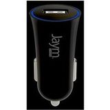JAYM Stroomadapter voor auto - 5 Watt - 1 A (USB) - zwart