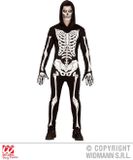 Widmann Srl Lichtgevende skelet kostuums - Kinderen en volwassenen - Mannen - Halloween en Horror - Zwart - L