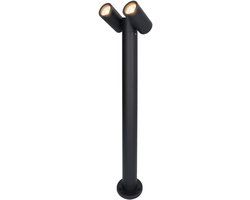 HOFTRONIC SMART Aspen dubbele LED sokkellamp 60cm - Kantelbaar - Zwart