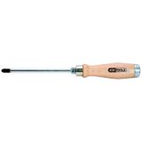 KS Tools 300.1062 ERGOTORQUE WOODmax Schroevendraaier PH met slagkap, PH2