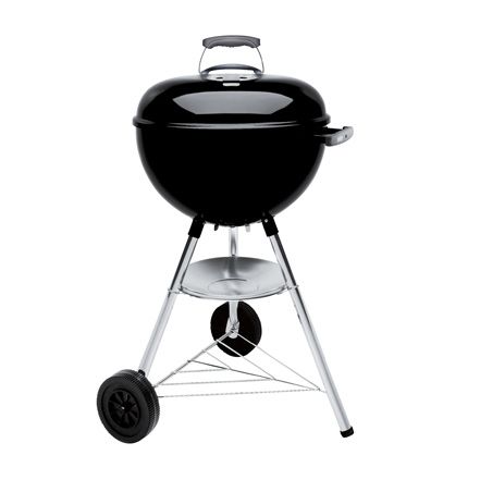 Weber Bar-B-Kettle Charcoal BBQ - 47cm - Black - Cart