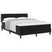 vidaXL Boxspring bed met hoofdeinde Zwart 200 x 160 cm Fluweel