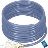 KOTARBAU® Persluchtslang ø 19 mm / 3,5 mm - Compressorslang - Luchtslang 50 m - PVC-slang met Weefselinleg - Waterslang - Transparant - Blauw