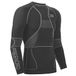 Freenord THERMOTECH Unisex functioneel ondergoed thermoactief ademend basislaag onderhemd lange mouwen (grijs, XXL)