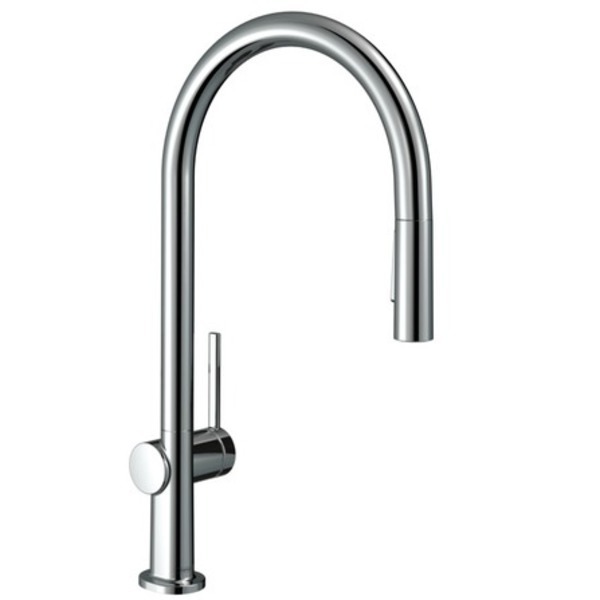 Hansgrohe Talis M54 keukenmengkraan ngreeps ComfortZone 210 met uittrekbare vuistdouche 2 jets chroom 72800000