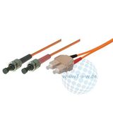 Tecline 76210 OM1 vezel LWL-kabel (62,5/125 µm, 10,0 m) oranje