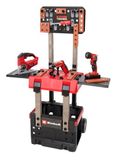 Einhell E-Case werkbank 110-dlg., incl. mini-schroevendraaier, decoupeerzaag, acculamp en veel accessoires, afmetingen ca. 70 x 33,5 x 95 (H) cm