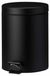 HOWHOMELY Poubelle cosmétique - Poubelle - noir - 5 litres